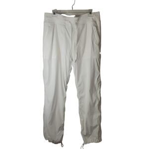 Lululemon Dance Studio Pant III Lined White Size 12 (34x32) Drawstring W5AERR